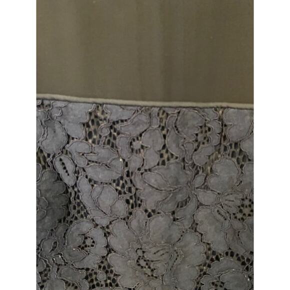 Lauren Ralph Lauren Navy Lace Dress Flutter Sleeves Size 10 - Picture 6 of 6